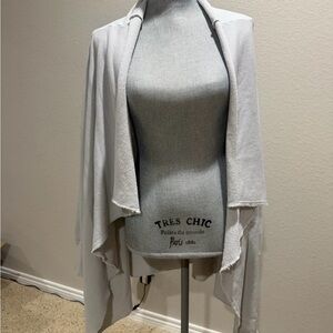 Dylan Women's Light Gray Cape Jacket
